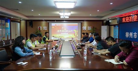 公司組織人事處到集團(tuán)五建項(xiàng)目部學(xué)習(xí)交流黨建工作