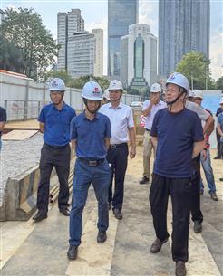 吳運遠(yuǎn)帶隊到桂南分公司項目視察督辦項目推進(jìn)安全質(zhì)量工作