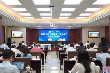 集團公司“穩(wěn)業(yè)績、防風險”專題工作會議召開