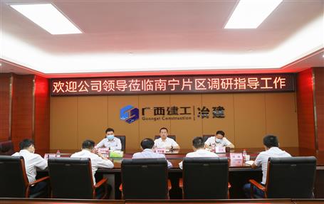 覃振華到南寧片區(qū)調(diào)研指導工作