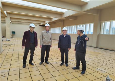 廖立波、何勇到項目開展一季度暨復工復產(chǎn)綜合大檢查